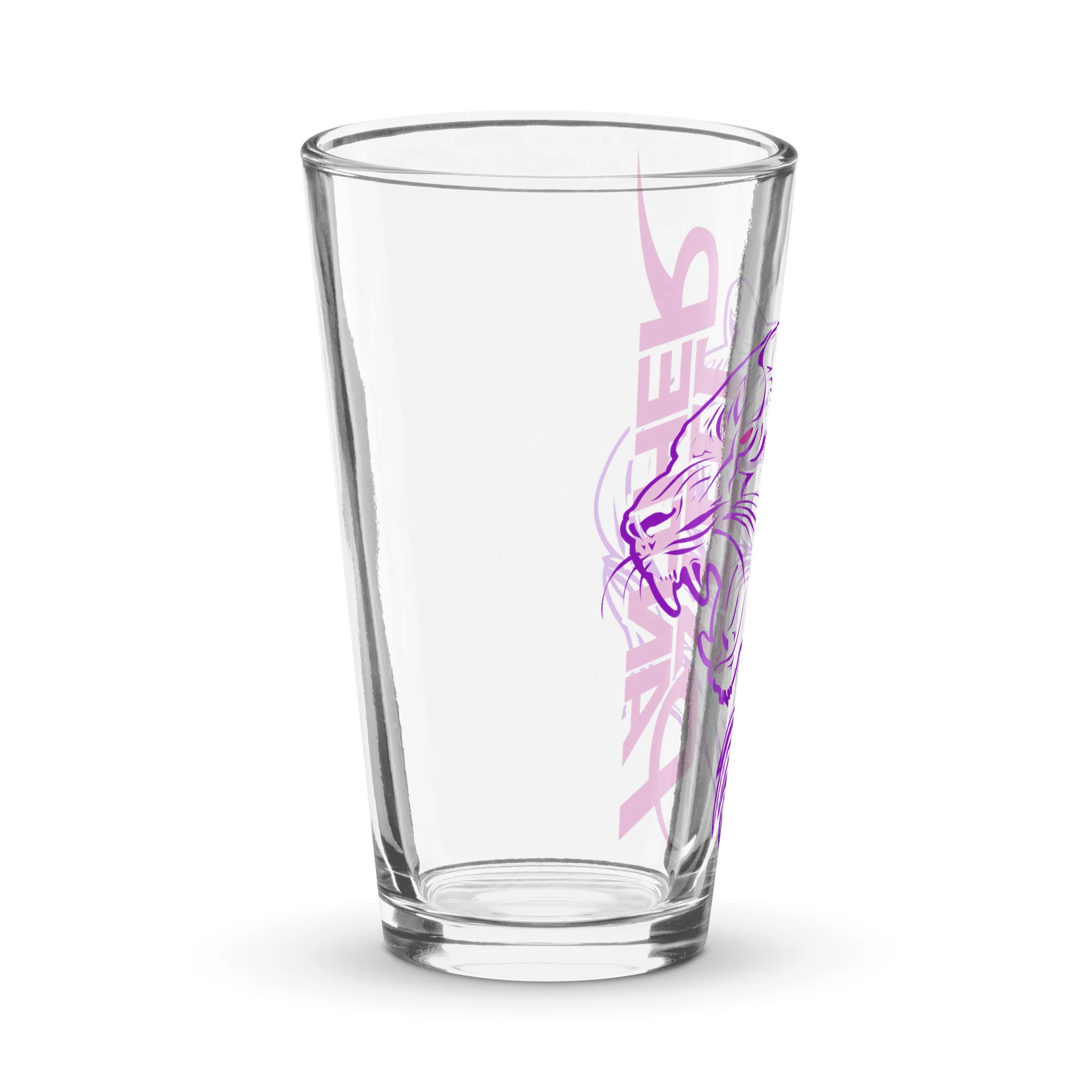 Panther Head pint glass - Image 3