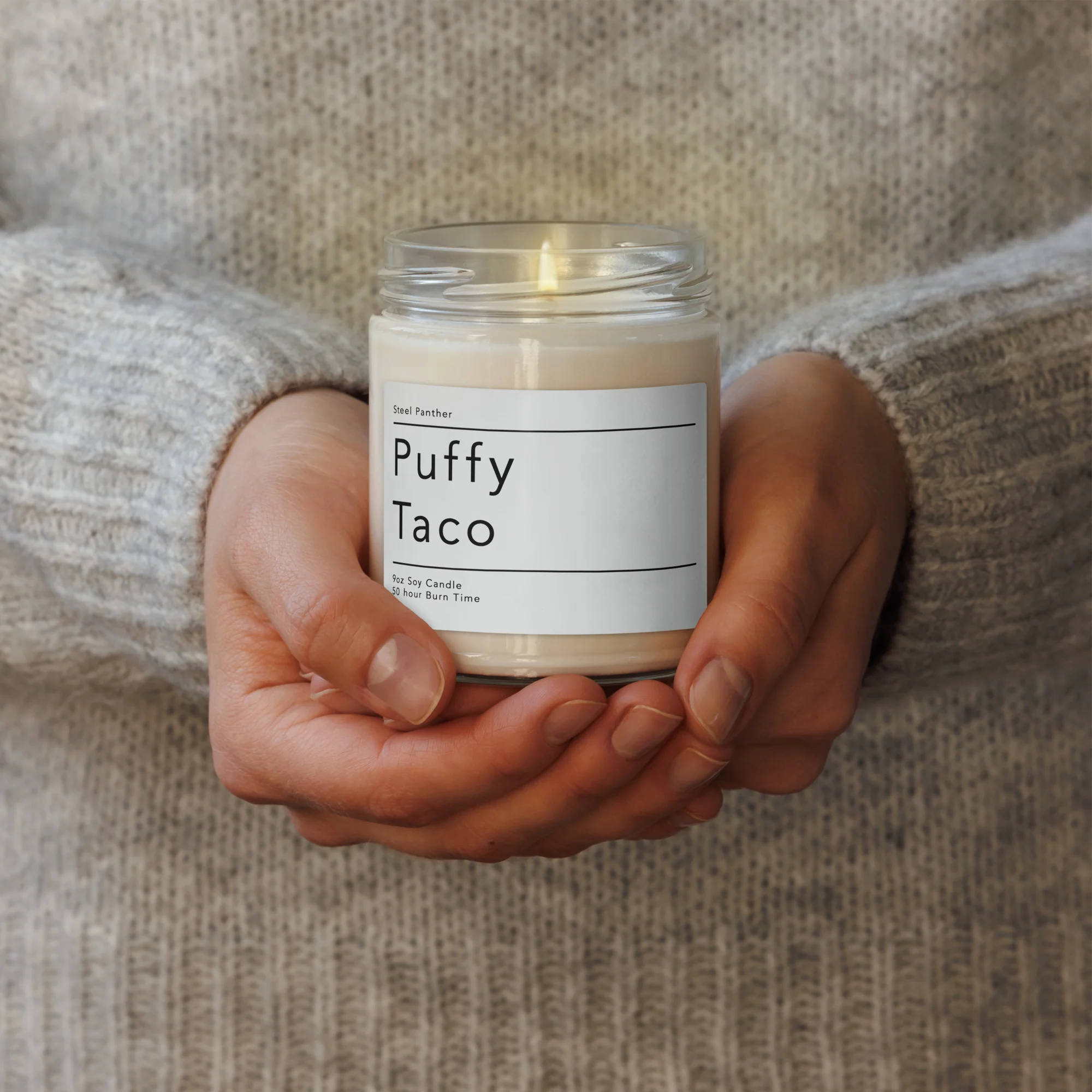 Puffy Taco Scented candle - Image 3